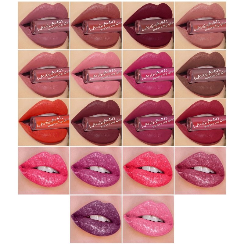 Lipstick 18 Count Lip Gloss Set Matte Velvet Lip Gloss $65.50 Dana Fashion Color: 18Color makeup Product information: Model: L9815-18 color lipstick Style: 18-piece set Category: lip gloss, lipstick, lip gloss Ingredient raw material: oil Packing list: Li