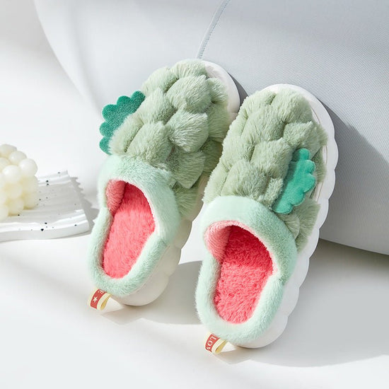 Little Wing Cotton Slippers Feeling Of Walking On Shit $29.82 Dana Fashion Color: Green Size: 36to37 Women's shoes Product information: Color: gray, pink, green, skin pink Brown Heel shape: U-shaped Size: 36-37 (suitable for 35-36),38-39 (suitable for 37-