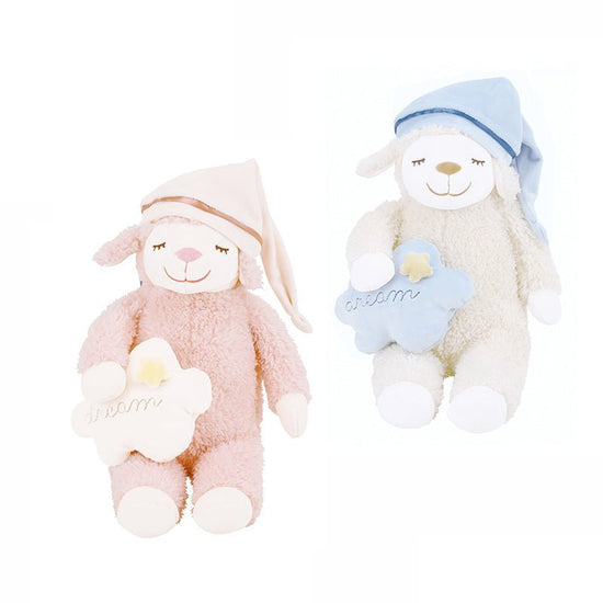 LIVHEART Sheep Doll Pillow Plush Toy Ragdoll Cute Child Sleeping Doll $280.37 Dana Fashion Color: Pink Size: L Toys & Hobbies Specification: material: Plush Toy type: doll Filling: Bown cotton Packing list: Sleeping doll x1