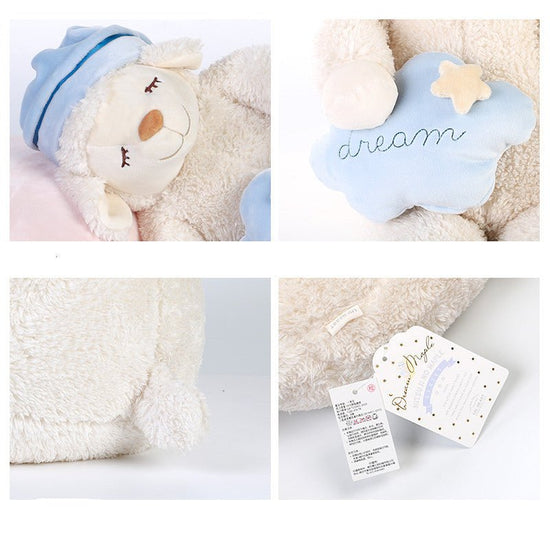 LIVHEART Sheep Doll Pillow Plush Toy Ragdoll Cute Child Sleeping Doll $280.37 Dana Fashion Color: Pink Size: L Toys & Hobbies Specification: material: Plush Toy type: doll Filling: Bown cotton Packing list: Sleeping doll x1
