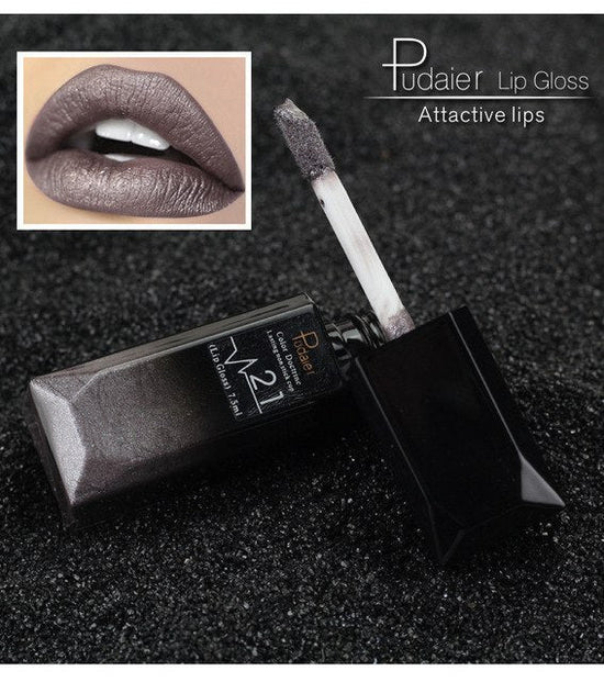 Long-lasting Non-stick Lip Balm $15.00 Dana Fashion Color: 21 makeup 17 Color for You to Choose. 100% brand new and High quality Quantity: 1 PC Features: Matte,Long-lasting,Waterproof Capacity: 8ml Package Content: 1 PC Matte Lip Gloss