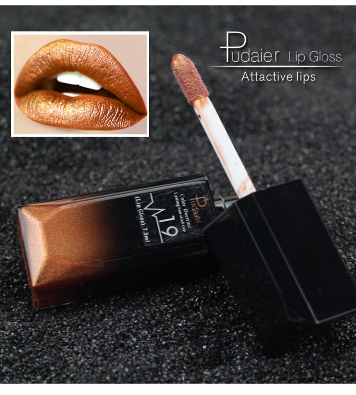 Long-lasting Non-stick Lip Balm $15.00 Dana Fashion Color: 19 makeup 17 Color for You to Choose. 100% brand new and High quality Quantity: 1 PC Features: Matte,Long-lasting,Waterproof Capacity: 8ml Package Content: 1 PC Matte Lip Gloss