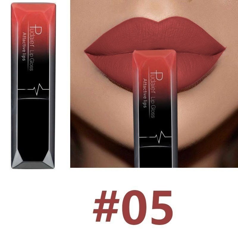 Long-lasting Non-stick Lip Balm $15.00 Dana Fashion Color: 5 makeup 17 Color for You to Choose. 100% brand new and High quality Quantity: 1 PC Features: Matte,Long-lasting,Waterproof Capacity: 8ml Package Content: 1 PC Matte Lip Gloss