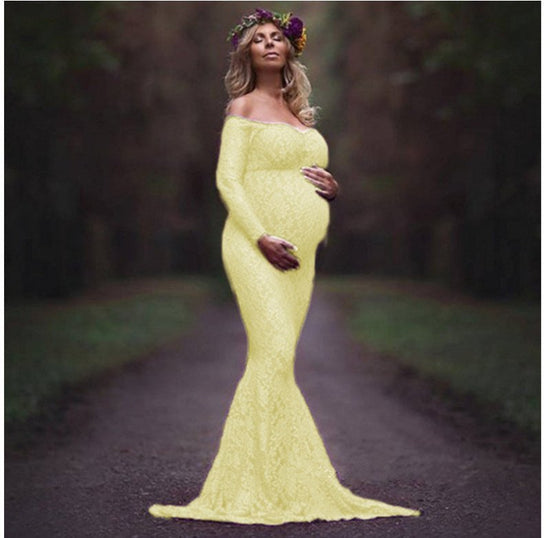 Long sleeve dress with long sleeves $34.04 Dana Fashion Color: Cream color Size: 3XL Baby & Mother Fabric name: Lace Style: Vintage pattern: plain Craft: Collage / Mosaic Skirt type: cake skirt 1. Asian sizes are 1 to 2 sizes smaller than European and Ame