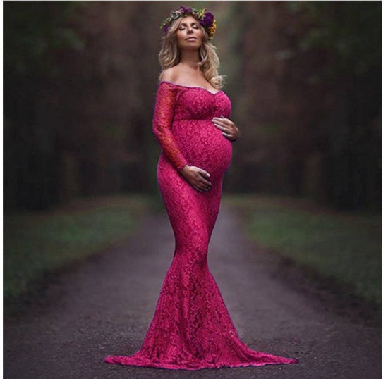 Long sleeve dress with long sleeves $34.04 Dana Fashion Color: Plum red Size: 3XL Baby & Mother Fabric name: Lace Style: Vintage pattern: plain Craft: Collage / Mosaic Skirt type: cake skirt 1. Asian sizes are 1 to 2 sizes smaller than European and Americ