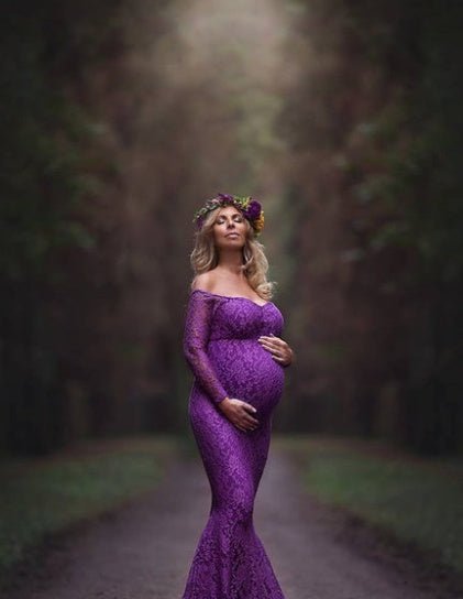 Long sleeve dress with long sleeves $34.04 Dana Fashion Color: Purple Size: 3XL Baby & Mother Fabric name: Lace Style: Vintage pattern: plain Craft: Collage / Mosaic Skirt type: cake skirt 1. Asian sizes are 1 to 2 sizes smaller than European and American