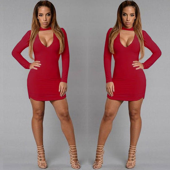 Long Sleeve Irregular Edge Sexy Slim Hip Dress $25.50 Dana Fashion Color: Red Size: L Women's clothing Product information: Pattern: solid color Skirt-type: asymmetric skirt Color: white, red, light blue, black, camel pink, sapphire blue Waist type: elast