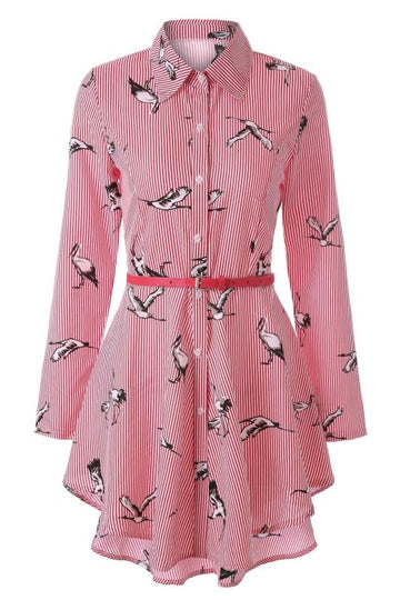 Red Printed Bird