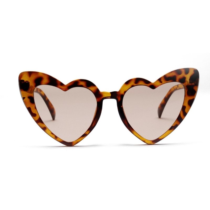 Love Sunglasses Big Heart Sunglasses Europe and America Popular Heart Shape Glasses $15.57 Dana Fashion Lens color: Tortoiseshell Women's Accessories Specification adult Glasses structure Frame Polarized No Lens material AC Style Vintage Frame Material Pl