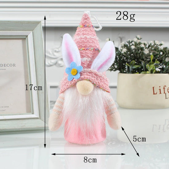 Lovely Easter Faceless Gnome Toy Holiday Party Table Decoration Home $10.75 Dana Fashion Color: Pink Toys & Hobbies Product information: Material:cloth Style:Fashion minimalist Features:Faceless Doll Colour: Blue, pink, yellow Size Information: Packing li