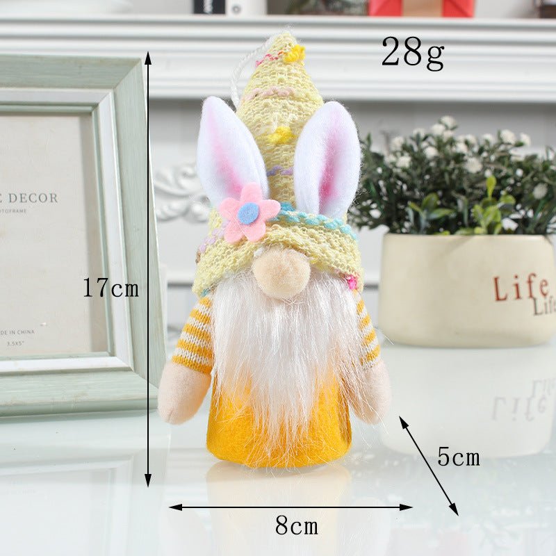 Lovely Easter Faceless Gnome Toy Holiday Party Table Decoration Home $10.75 Dana Fashion Color: Yellow Toys & Hobbies Product information: Material:cloth Style:Fashion minimalist Features:Faceless Doll Colour: Blue, pink, yellow Size Information: Packing
