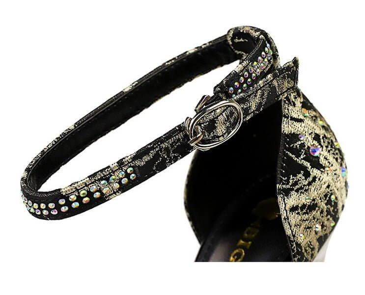 Low-cut Hollow One-word With Pointed Toe Rhinestone Pearl Flower Sandals High Heels $59.50 Dana Fashion Color: Apricot Size: 34 Women's shoes Product information: Lining material: Single layer PU Toe bracket shape: Pointed Color: Black, apricot Shoe Upper