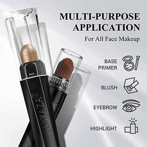 LUXAZA 6PCS Shimmer Neutral Brown Eyeshadow Stick Makeup Set $165.50 Dana Fashion Color: Black makeup Product information: Name: 6-piece Light Brown Eyeshadow Stick Makeup Set Brand: LUXAZA Model number: B0B56J32BC Material: Metal Weight: 200g Packing lis