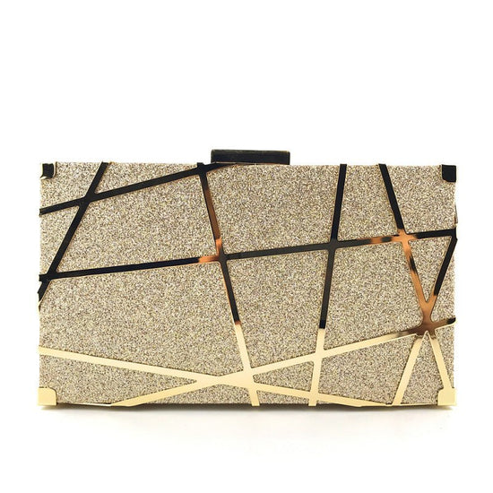 Luxury Handbags Bag Women Party Chain Glitter Gold Wedding Clutches Shoulder Bag $47.77 Dana Fashion Color: Gold Women's Bags Product information: material: metal Applicable scene: dinner Fabric texture: PU Lining texture: polyester Trendy luggage style: