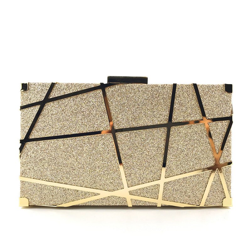 Luxury Handbags Bag Women Party Chain Glitter Gold Wedding Clutches Shoulder Bag $47.77 Dana Fashion Color: Gold Women's Bags Product information: material: metal Applicable scene: dinner Fabric texture: PU Lining texture: polyester Trendy luggage style: