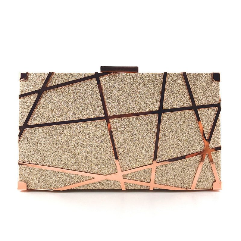 Luxury Handbags Bag Women Party Chain Glitter Gold Wedding Clutches Shoulder Bag $47.77 Dana Fashion Color: Rose Gold Women's Bags Product information: material: metal Applicable scene: dinner Fabric texture: PU Lining texture: polyester Trendy luggage st