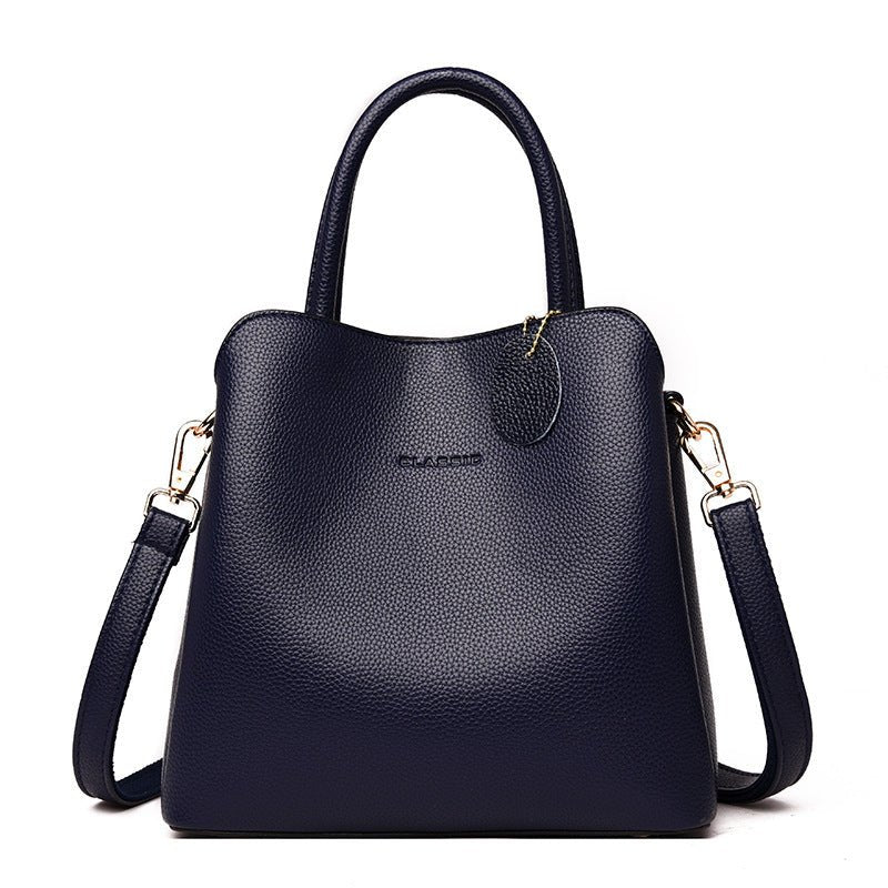 Luxury Handbags Women Bags Designer High Quality Leather Handbags Casual Tote Bag Ladies Shoulder Messenger Bags Sac A Main $55.50 Dana Fashion Color: Blue Women's Bags Product Imformation: Style: Korean Supply category: Spot Bag trend style: Bucket bag B