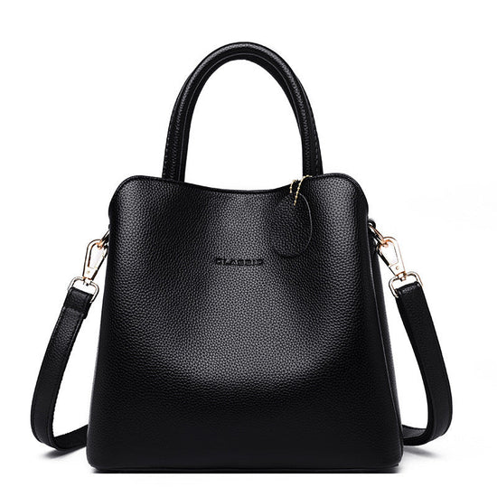 Luxury Handbags Women Bags Designer High Quality Leather Handbags Casual Tote Bag Ladies Shoulder Messenger Bags Sac A Main $55.50 Dana Fashion Color: Black Women's Bags Product Imformation: Style: Korean Supply category: Spot Bag trend style: Bucket bag