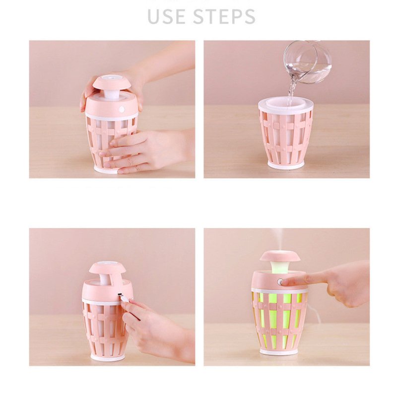 Macaron color matching mini humidifier $120.83 Dana Fashion Color: Blue Beauty Tools Intermittent spray mode time: about 12 hours Working current: 400MA Use power: 2W Material: ABS/PP+PC electronic components Weight / net weight: 255g Spray amount: 35ML/H