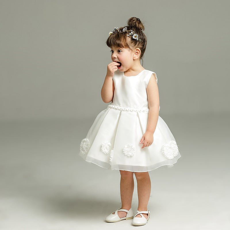 Maggie baby girl baby banquet Wedding Dress Skirt Girl Flower Princess Wedding Dress Dress Tutu $41.99 Dana Fashion Size: 100cm Baby Clothing Product information Main fabric composition: polyester fiber (polyester) Main fabric ingredient content: 80 (%) L