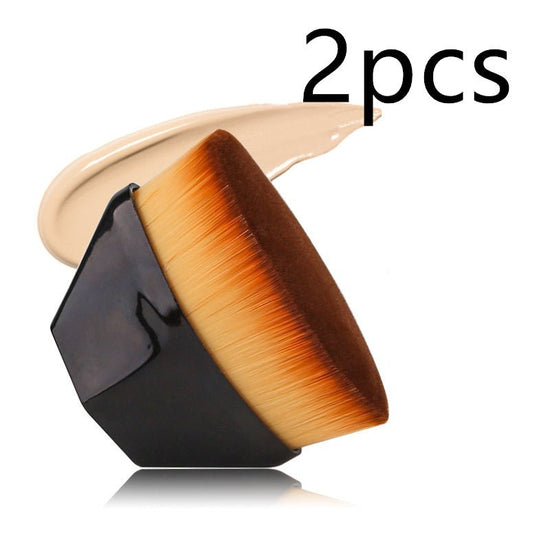 Magic Foundation Brush Save Powder $21.36 Dana Fashion Color: Black 2pcs makeup Overview: New Design: With the new shape design for the foundation handle, it has nice touch feeling and makes makeup gracefully. Dense and Soft: Micro-fine,soft, dense,beauti