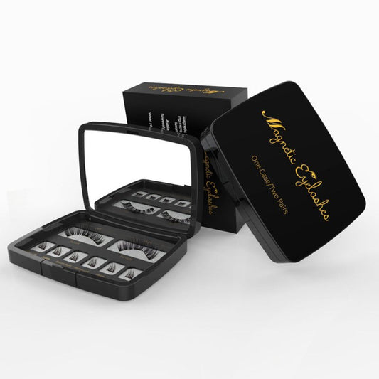 Magnet eyelashes magnetic eyelashes $19.50 Dana Fashion Specification: 24P makeup Product Category: Whole false eyelashes False Eyelashes Category: Plastic Transparent Terrier Style: cross section Material: high temperature protein Production process: han