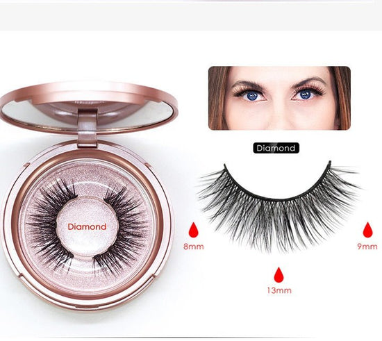 Magnet false eyelashes $26.32 Dana Fashion Style: Round tube Model: Diamond makeup Product Category: Eyeliner Name: Magnet false eyelashes Colour: Black Size: 13.7 * 11.7 * 2.8cm