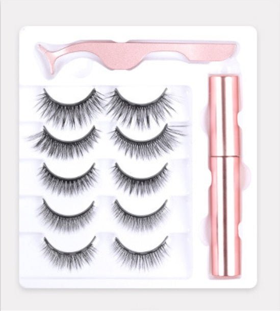 Magnet false eyelashes $37.44 Dana Fashion Style: Round tube Model: 5 pairs makeup Product Category: Eyeliner Name: Magnet false eyelashes Colour: Black Size: 13.7 * 11.7 * 2.8cm