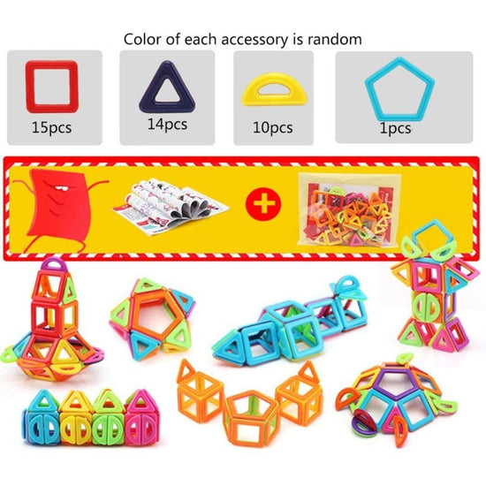Magnetic building block toys $62.50 Dana Fashion Color: 40pcs Toys & Hobbies Material: Plastic/Plastic Specifications: see detailed drawing Packing: color box, net bag, white box Ability training: use hands and brains, grasp, vision, interest cultivation,