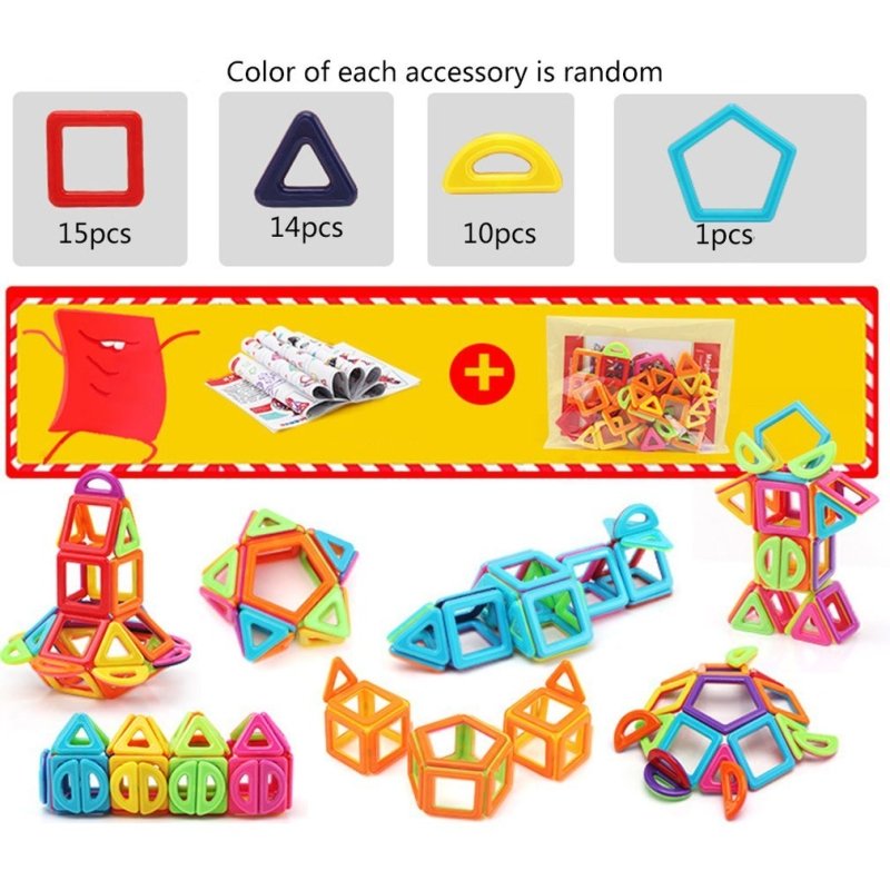Magnetic building block toys $62.50 Dana Fashion Color: 40pcs Toys & Hobbies Material: Plastic/Plastic Specifications: see detailed drawing Packing: color box, net bag, white box Ability training: use hands and brains, grasp, vision, interest cultivation,
