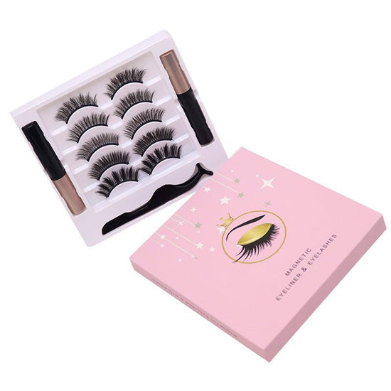 Magnetic Eyelashes Eyeliner Set Long Lasting False Mink Waterproof Eye Lashes Extension Reusable Beauty Makeup Tool $18.50 Dana Fashion Color: 003 single number makeup Overview The eyeliner has a fine and smooth texture and is naturally beautiful. It can