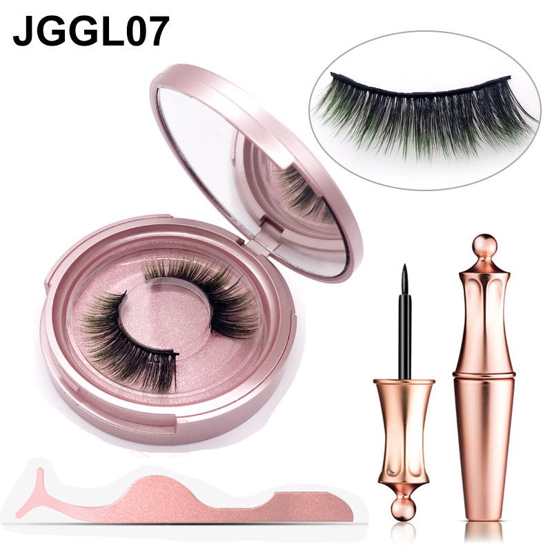Magnetic Eyelashes Glue Free Magnetic Eyelashes $17.50 Dana Fashion Color: GL07GREEN makeup Product Information Product category: false eyelashes Material: chemical fiber Production process: pure manual Color classification: GL02 dark purple, GL05 blue, G