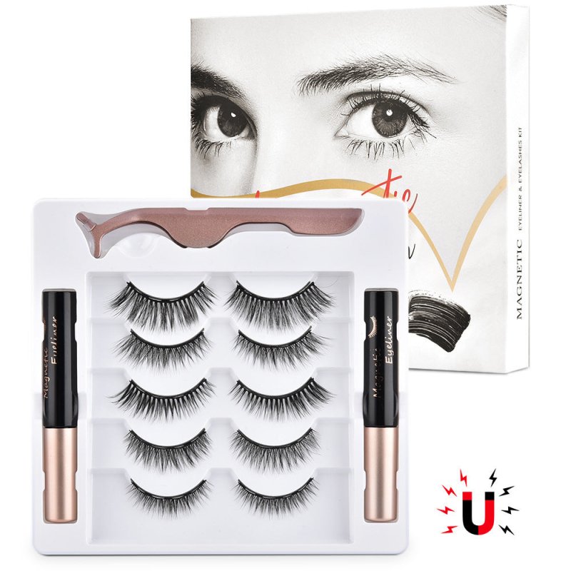 Magnetic false eyelashes $19.00 Dana Fashion style: 1pc makeup Material: imported fiber Production process: pure hand Specification: 5 sets of magnetic false eyelashes + 2 sets of mascara Product size: 13.7*14.5*1.7cm