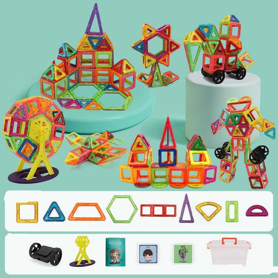 Magnetic piece building blocks change pulling magnetic piece children early education educational toy set magnetic piece $113.88 Dana Fashion style: 158 piece set Toys & Hobbies Magnetic piece building blocks change pulling magnetic piece children early e