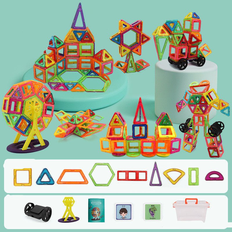 Magnetic piece building blocks change pulling magnetic piece children early education educational toy set magnetic piece $113.88 Dana Fashion style: 158 piece set Toys & Hobbies Magnetic piece building blocks change pulling magnetic piece children early e