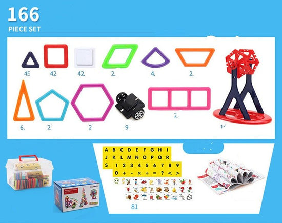 Magnetic piece building blocks change pulling magnetic piece children early education educational toy set magnetic piece $85.37 Dana Fashion style: 113 pieces Toys & Hobbies Magnetic piece building blocks change pulling magnetic piece children early educa