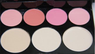 Makeup box make-up set $32.40 Dana Fashion Net weight: 50ml makeup Includes: 24 color eyeshadow, 4 colors blush, 3 powder cakes (2 wet and dry +1 wet), 8 color lipstick, eye shadow stick, small blush brush, lip brush, puff, mirror. Length 14.2cm width 11c