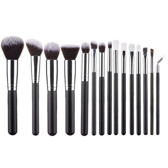 Makeup Brush Set Full Set Of Makeup Tools $25.82 Dana Fashion Color: Black style: B makeup Overview: 15 new foreign trade makeup brush set rose gold makeup brush set white full set of makeup tools Specification: Product Category: Makeup Brush Number of br