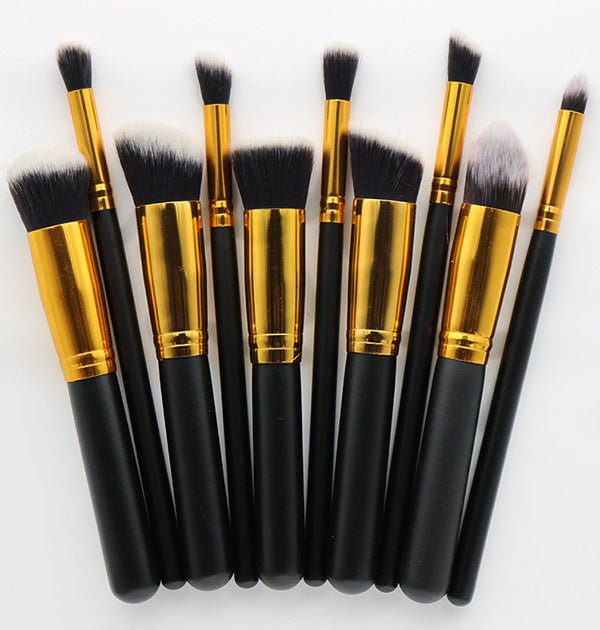 Makeup brush $16.94 Dana Fashion Style: 8 makeup Product category: makeup brush Set of brush count: 10 Brush material: rayon Brush type: PU Handle material: wooden handle Hair length specification: 3cm Total length specification: 19CM
