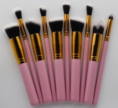 Makeup brush $16.94 Dana Fashion Style: 11 makeup Product category: makeup brush Set of brush count: 10 Brush material: rayon Brush type: PU Handle material: wooden handle Hair length specification: 3cm Total length specification: 19CM