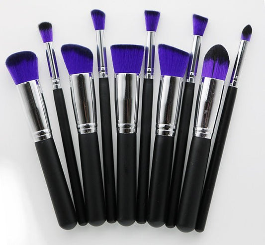 Makeup brush $16.94 Dana Fashion Style: 1 makeup Product category: makeup brush Set of brush count: 10 Brush material: rayon Brush type: PU Handle material: wooden handle Hair length specification: 3cm Total length specification: 19CM