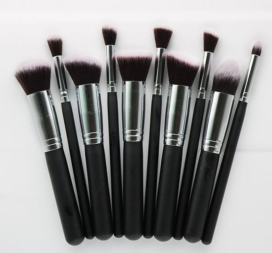 Makeup brush $16.94 Dana Fashion Style: 9 makeup Product category: makeup brush Set of brush count: 10 Brush material: rayon Brush type: PU Handle material: wooden handle Hair length specification: 3cm Total length specification: 19CM