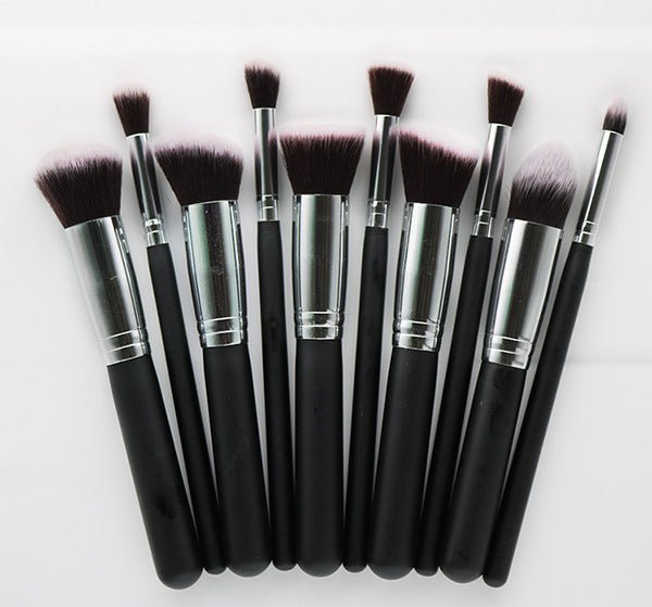 Makeup brush $16.94 Dana Fashion Style: 9 makeup Product category: makeup brush Set of brush count: 10 Brush material: rayon Brush type: PU Handle material: wooden handle Hair length specification: 3cm Total length specification: 19CM