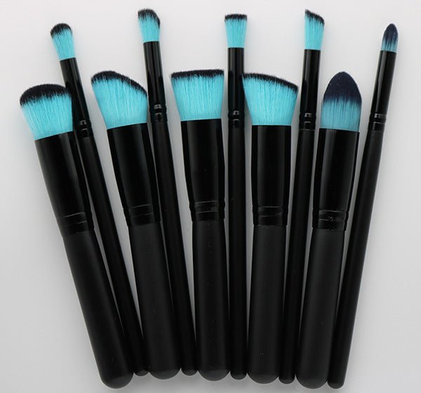 Makeup brush $16.94 Dana Fashion Style: 4 makeup Product category: makeup brush Set of brush count: 10 Brush material: rayon Brush type: PU Handle material: wooden handle Hair length specification: 3cm Total length specification: 19CM