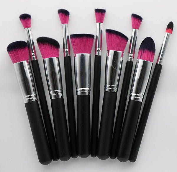 Makeup brush $16.94 Dana Fashion Style: 3 makeup Product category: makeup brush Set of brush count: 10 Brush material: rayon Brush type: PU Handle material: wooden handle Hair length specification: 3cm Total length specification: 19CM