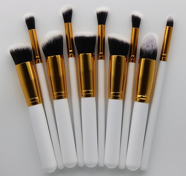 Makeup brush $16.94 Dana Fashion Style: 7 makeup Product category: makeup brush Set of brush count: 10 Brush material: rayon Brush type: PU Handle material: wooden handle Hair length specification: 3cm Total length specification: 19CM