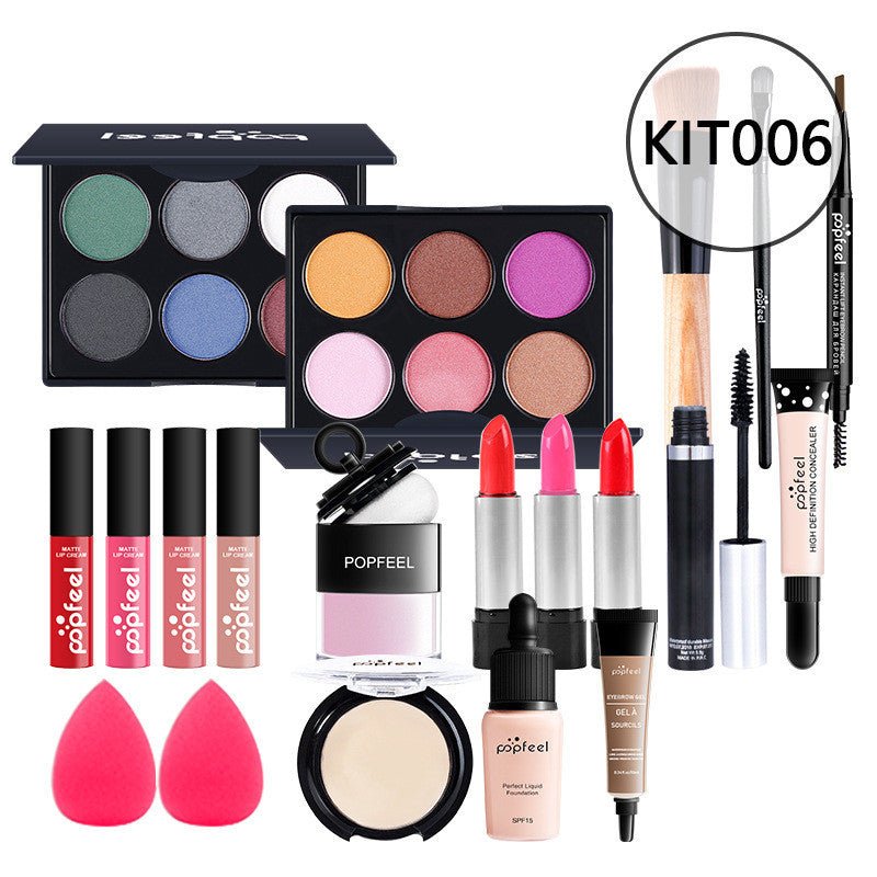 Makeup Cosmetics Set Beginner Combination Concealer Eyeliner Eyebrow Pencil $119.00 Dana Fashion Color: KIT06 makeup Product information: Efficacy: modification Model: KIT011 Number of colors: eight colors and above Color: natural color Color classificati