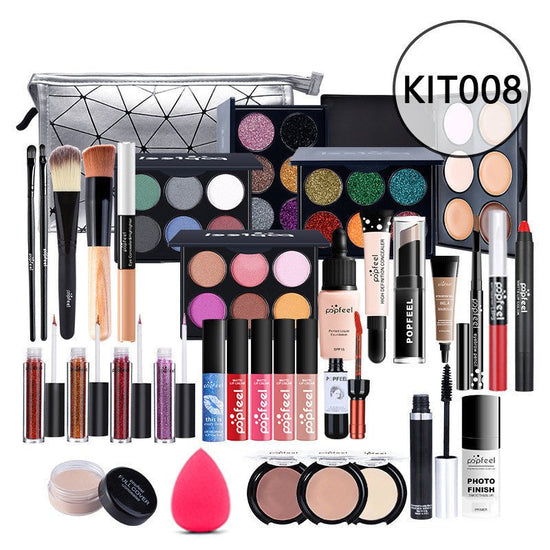 Makeup Cosmetics Set Beginner Combination Concealer Eyeliner Eyebrow Pencil $119.00 Dana Fashion Color: KIT08 makeup Product information: Efficacy: modification Model: KIT011 Number of colors: eight colors and above Color: natural color Color classificati