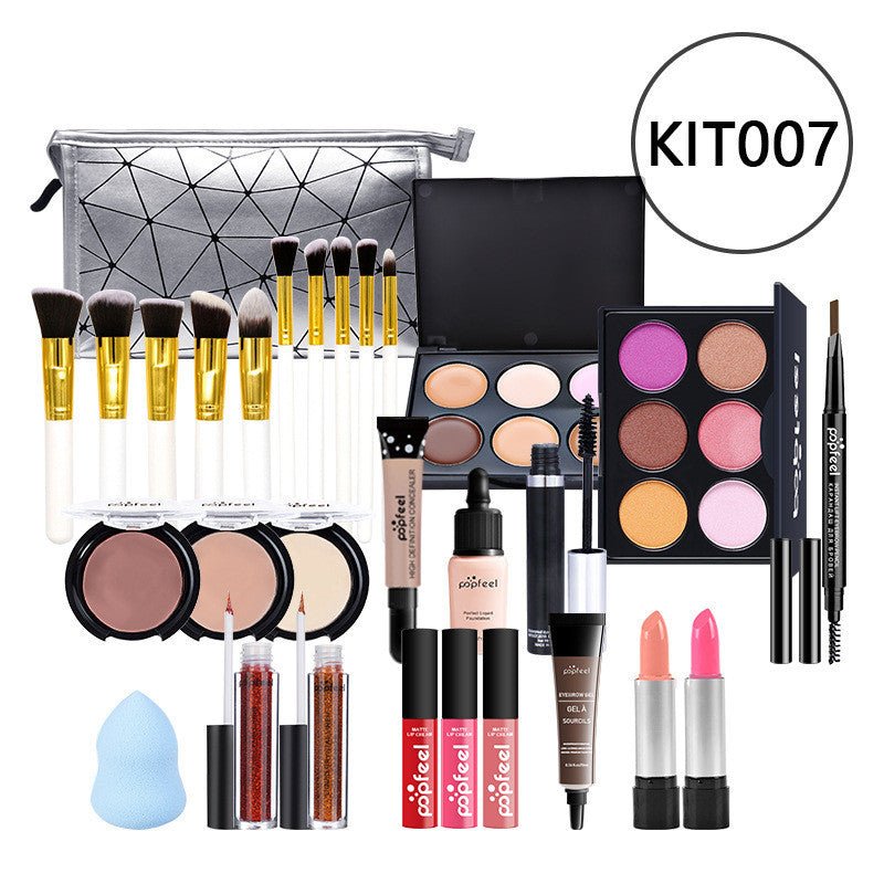 Makeup Cosmetics Set Beginner Combination Concealer Eyeliner Eyebrow Pencil $119.00 Dana Fashion Color: KIT07 makeup Product information: Efficacy: modification Model: KIT011 Number of colors: eight colors and above Color: natural color Color classificati