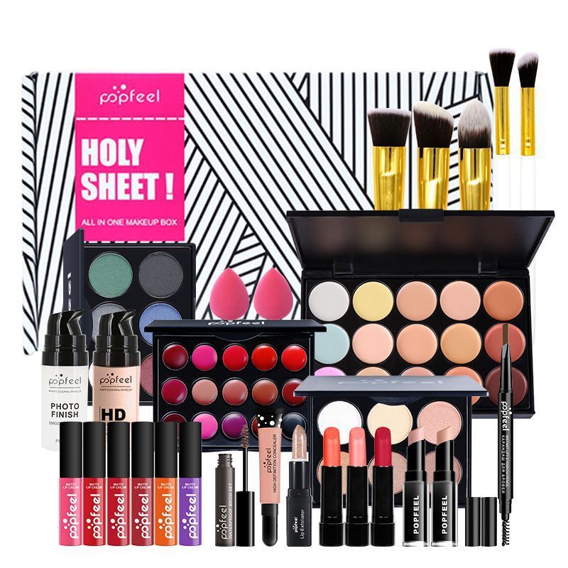 Makeup Cosmetics Set Beginner Combination Concealer Eyeliner Eyebrow Pencil $119.00 Dana Fashion Color: KIT11 makeup Product information: Efficacy: modification Model: KIT011 Number of colors: eight colors and above Color: natural color Color classificati